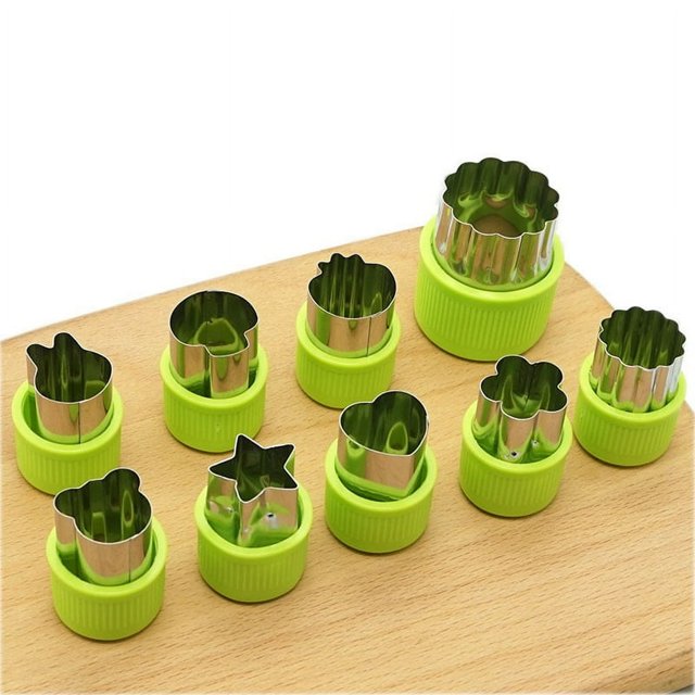CHUANK Mini Moules en Acier Inoxydable en Forme de Fruits et Légumes pour Enfants
