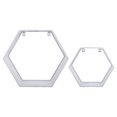 thumbnail image 4 of Truu Design Étagères murales flottantes décoratives – Hexagone, 4 of 5