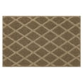 thumbnail image 1 of Mohawk Home Lewis Diamond Near Black/Tan Tufted Polyester Area Rug, 1 of 8