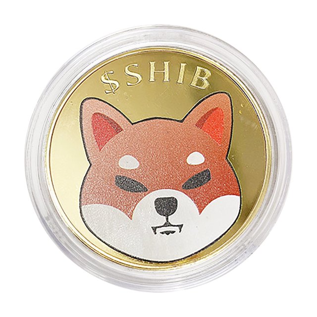 TIMIFIS Home Decor Double-sided Color Printing Coin Collection, Metal Shiba Inu Coin Collection Boho Decor - Fall