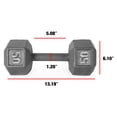 thumbnail image 3 of CAP Barbell Cast Iron Hex Dumbbell, 3 of 6