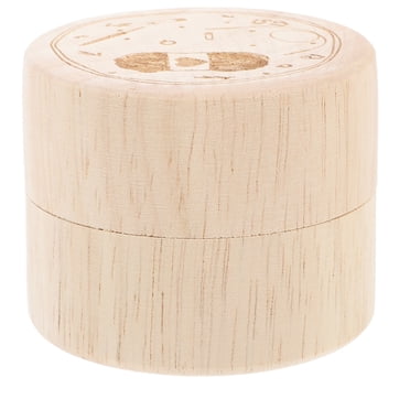 KAKOWELY Boîte de Rangement en Bois Marqueur de Point Breloques Organisateur Artisanat Perles Organisateur Marqueur de Point Boîte de Rangement pour Bricolage Bijoux et Fournitures d'Art,2.13x"X2.13"X1.77 Pouces