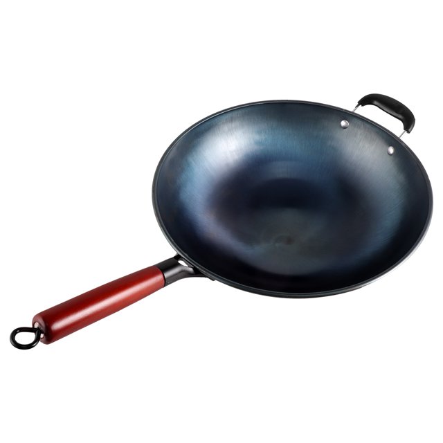 HEALEEP Wok de Cuisine Antiadhésif en Fer Cuisson Quotidienne 1 Pcs