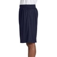 thumbnail image 2 of Russell Athletic 9 Shorts en Maille Tricotée Dri-Power, 3TG, Marine, 2 of 3