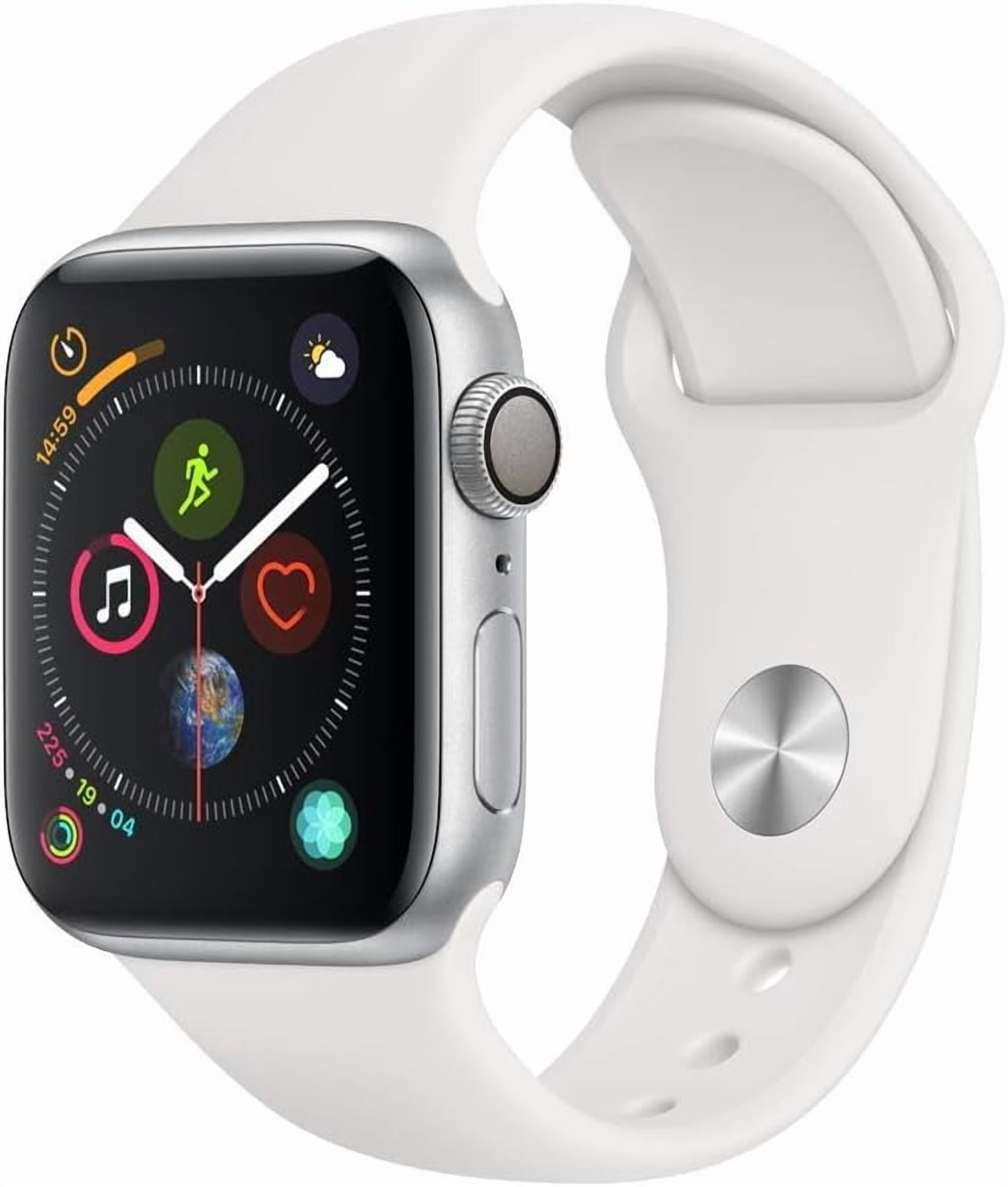 Refurbished Apple Watch Series 4 Aluminum 44mm A1976 (GPS + Cellular) Silver (Grade A)