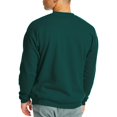 thumbnail image 2 of Hanes Chandail en Molleton EcoSmart pour Hommes, Lot de 2, S, Vert Forêt Profond, 2 of 8