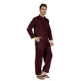 thumbnail image 2 of Inkmeso SolidNightwearSet For Men's Short Sleeve Pjs Loungewear Sets Soft Cotton Designer Sleepwear, 2 of 7