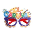 thumbnail image 1 of VONKY DIY Plume Eyeglasses Frame Carnival Theme Parties Decorative Eyewear Letter 2Set, 1 of 6