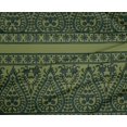 thumbnail image 4 of oneOone Polyester Lycra Fabric Stripe|Leaves & Floral Block Print Sewing Fabric BTY 56 Inch Wide, 4 of 4