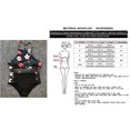thumbnail image 2 of Honganda Maillot de Bain Femme Imprimé Floral Tops + Culotte Taille Haute, 2 of 7