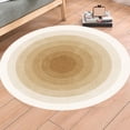 thumbnail image 1 of LSLJS Tapis Rond Salon Crème Vent Canapé Table Basse Chambre Chevet Bureau Coussin de Sol Insonorisant, Tapis Imitation Laine, 1 of 6