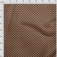 thumbnail image 3 of oneOone Viscose Jersey Rust Brown Fabric Chevron Geometric Craft Projects Decor Fabric Printed By The Yard 60 Inch Wide, 3 of 5