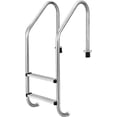 thumbnail image 2 of GloryStar Inground Pool Ladder,304 Stainless Steel Swimming Pool Ladder,Non-Slip Swimming Pool Ladder for Deep End, Easy Assembly, 380lbs Load Capacity - Perfect for Indoor/Outdoor Pools, 2 of 6