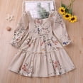 thumbnail image 1 of TopLLC Robes pour Filles Justaucorps pour Enfants de Taille Moyenne Vêtements pour Enfants Robe de Jeu pour Filles Robe pour Enfants à Manches Longues Robe de Princesse pour Enfants de 3 à 7 Ans Vêtements pour Enfants, 1 of 4