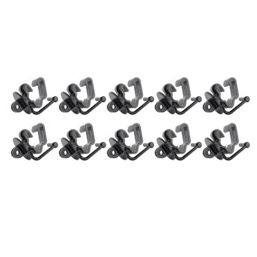 T Post Insulator Clips, Plastic Material 25PCS Electric Fence Insulator Secure Wire Fixing for 1-1/4 inch Posts for Farm Fences