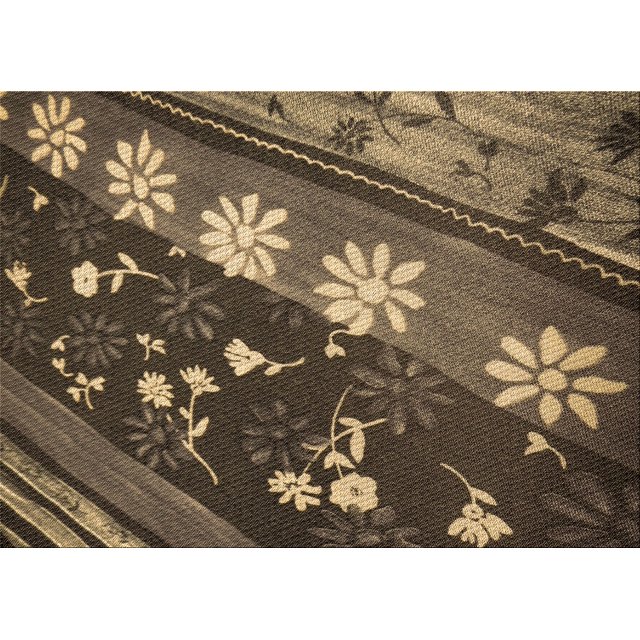 Ahgly Company Machine Washable Indoor Rectangle Transitional Chocolate Brown Area Rugs, 5' x 7'