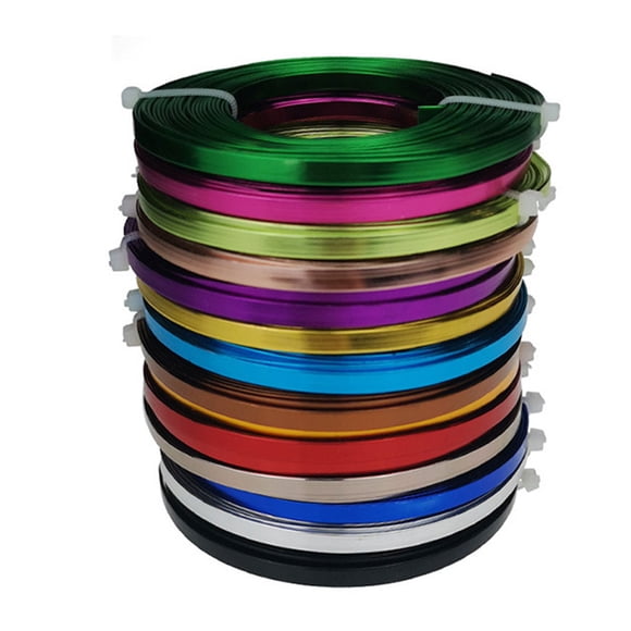 Metal Cord Assorted Colors Thickness Aluminum Wires Fool-style Operation Handy to Install DIY Rust-proof Resilience for Crafts copper