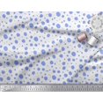 thumbnail image 2 of Soimoi Blue Heavy Satin Fabric Dots Dots Fabric Prints By Yard 54 Inch Wide, 2 of 5