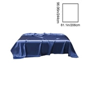 Bedding Duvet Covers Solid Color Satin Sheet 206x224cm/81x88 Inches, Luxurious Silkly-Like Bedding
