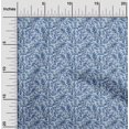 thumbnail image 2 of oneOone Cotton Cambric Light Blue Fabric Floral Retro Sewing Craft Projects Fabric Prints By Yard 56 Inch Wide, 2 of 5