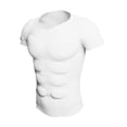 thumbnail image 3 of Decodeary Muscle Enhancer Shirt Padded Bodybuilder Suit For Men Looking Instantly Fit And For Long Time . Padded Muscle Shirt White S, 3 of 6