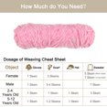 thumbnail image 4 of Unique Bargains Fil Chenille en Velours Polyester Rose, 3 Écheveaux, 4 of 7
