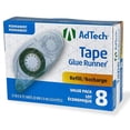 thumbnail image 1 of AdTech Paquet de 8 recharges de ruban adhésif permanent Glue Runner, 1 of 5