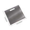 thumbnail image 3 of Magnetic A4 Document Bag Waterproof PU Leather Tablet File Organizer with Secure Closure for Office Work, School, and Business Professionals Hzhnb | Pu, Gray, 3 of 9