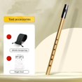 thumbnail image 3 of MYG Irish Whistle Flute C D Bb Key 6Hole Flute Alloy Musical Instruments Accessories For Woodwind Instrument With Bags, 3 of 8