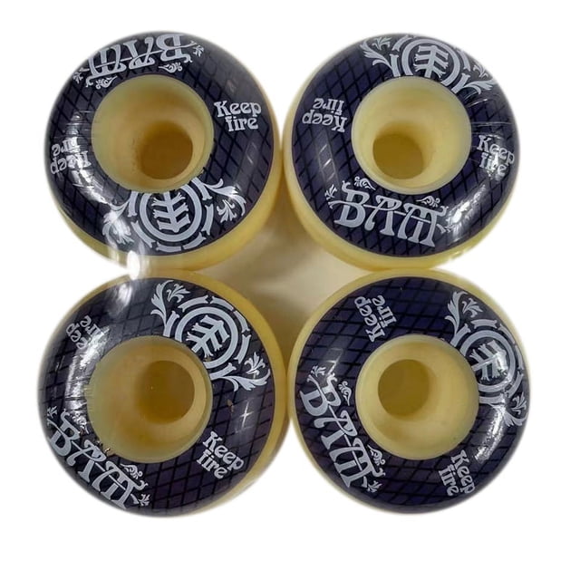 4 Pcs Roues de Planche à Roulettes 54mm Dureté PU Planche à Roulettes 85A Roues de Longboard pour Street Longboard Planche à Roulettes Roue