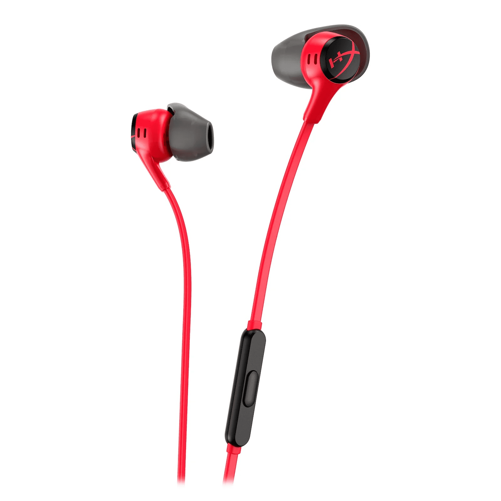 HyperX Cloud Earbuds II Gaming Earbuds with In-Line Mic – Red