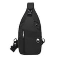 thumbnail image 2 of Crossbody Backpack Adjustable Buckle Design Anti-greasy Super Light One Strap Shoulder Backpack for Travel, 2 of 8