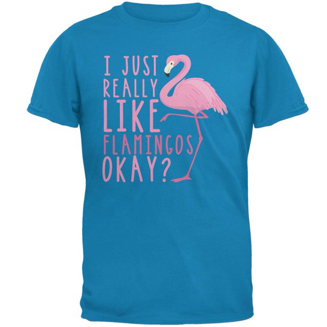 J'aime Vraiment les Flamingos T-Shirt pour Hommes