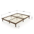 thumbnail image 4 of Zinus Bobbie 10 inch Acacia Wood Platform Bed Frame, 4 of 9