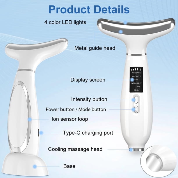 Facial and Neck Beauty Device, Skin Care Face Massager