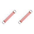 thumbnail image 3 of Decodeary 30-150lbs Chest Expander Rally Strap Elastic Band Rope Resistance Leg Foot Red 67 x 11cm 2Set, 3 of 6