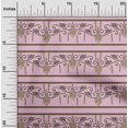 thumbnail image 1 of oneOone Cotton Flex Fabric Swirl & Floral Block Printed Craft Fabric BTY 40 Inch Wide, 1 of 4