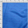 thumbnail image 3 of oneOone Polyester Spandex Medium Blue Fabric Abstract Fabric For Sewing Printed Craft Fabric By The Yard 56 Inch Wide, 3 of 4