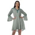 thumbnail image 1 of Moomaya Robes de Plage Imprimées Femmes Robe Aguichant Robes Mini Brodées pour Femmes, 1 of 4