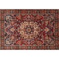 thumbnail image 1 of Ahgly Company Tapis Rectangulaire Traditionnel Rouge Safran Lavable en Machine, 10 Pieds x 13 Pieds, 1 of 7