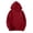 Rouge, variante sur Chandails à Capuchon Ajustés Stylés pour Femmes, Chandails Molletonnés Confortables à Enfiler avec Poches pour la Mode d'Automne et d'Hiver