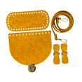 thumbnail image 3 of lionlar PU Leather Bag Knitting Set DIY Bag Making Kit for Home Professional Enthusiasts Yellow, 3 of 9