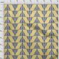 thumbnail image 3 of oneOone Cotton Silk Fabric Stripe|Diamond & Triangle Geometric Print Sewing Fabric BTY 42 Inch Wide, 3 of 4