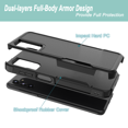 thumbnail image 4 of [PST] Samsung Galaxy A54 5G Hard Case, Anti-Drop Dual Layers Shockproof Heavy Duty Defender Hard Case Cover, 4 of 5