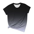 thumbnail image 1 of Birdeem Womens Short Sleeves Print Casual Tops Pullover Blouse T-Shirt, 1 of 1