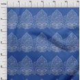 thumbnail image 2 of oneOone Polyester Lycra Fabric Leaves & Floral Block Decor Fabric Printed BTY 56 Inch Wide, 2 of 4