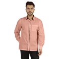 thumbnail image 1 of Bestman Solid Formal Shirt For Mens Button Down Shirt Front Patch Pocket Office Wear, 1 of 7