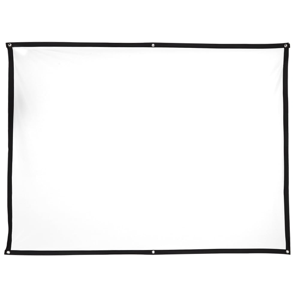 Projector Screen, Digital Curtain, 4:3 Thickened For Outdoor Camping Open-air Movies 84-Inch