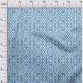 thumbnail image 3 of oneOone Polyester Lycra Medium Blue Fabric Ikat Sewing Craft Projects Fabric Prints By Yard 56 Inch Wide, 3 of 5