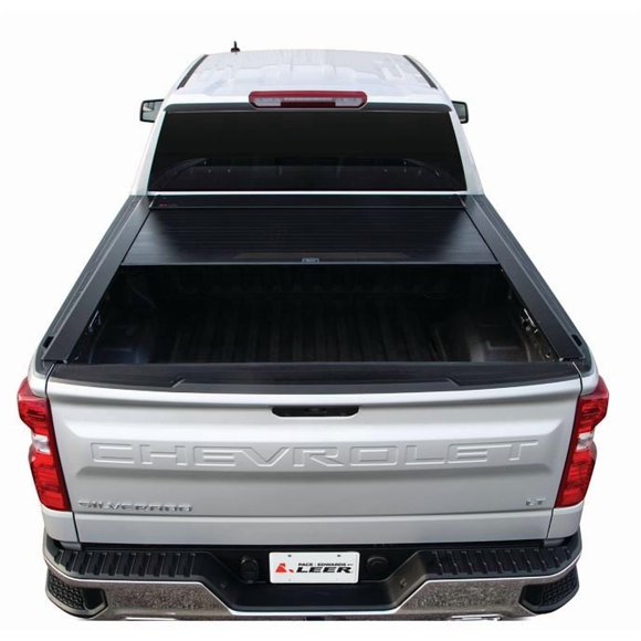 Pace Edwards Tonneau Cover Rail M-BL5128 Bedlocker; Clamp On; Matte; Black; Aluminum